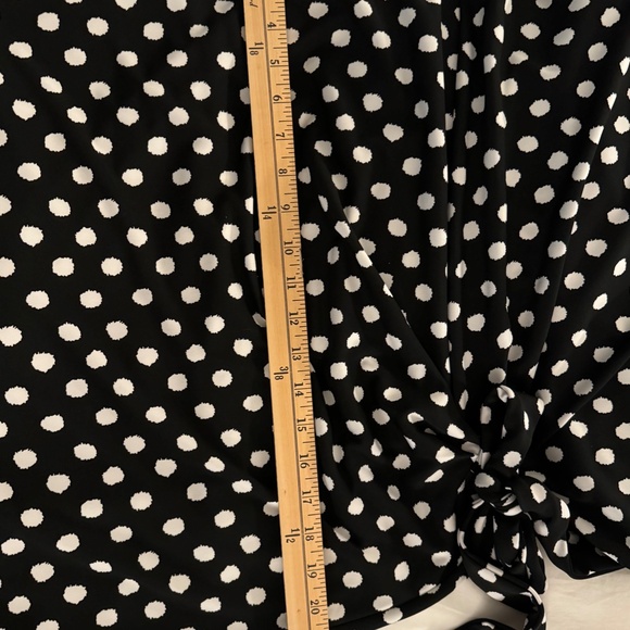 Polka Dot Tie Waist Dress - Picture 6 of 8